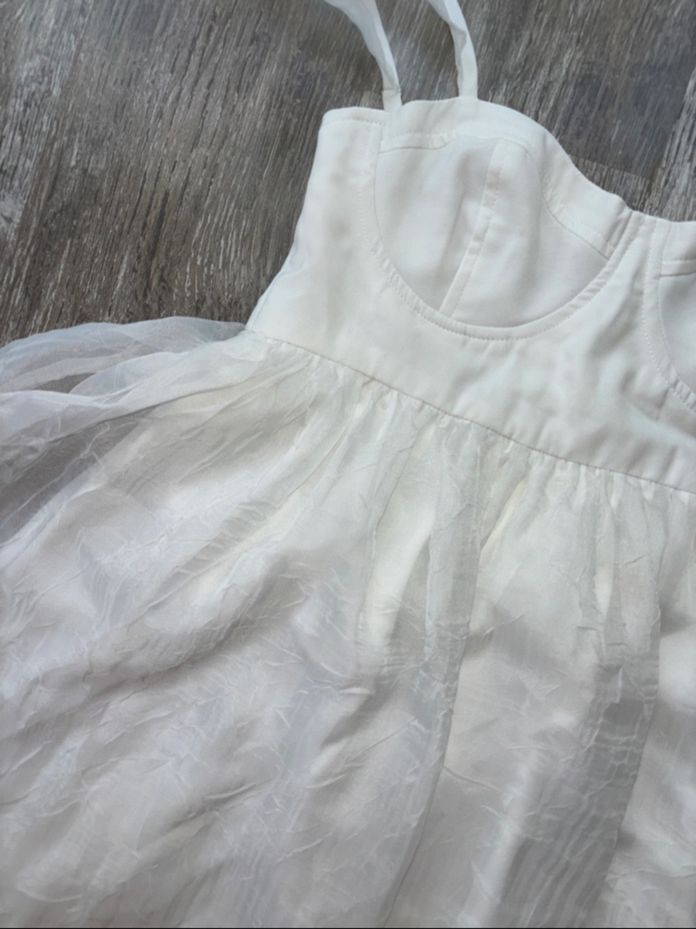 Mini Dress - White - Picture 3 of 5